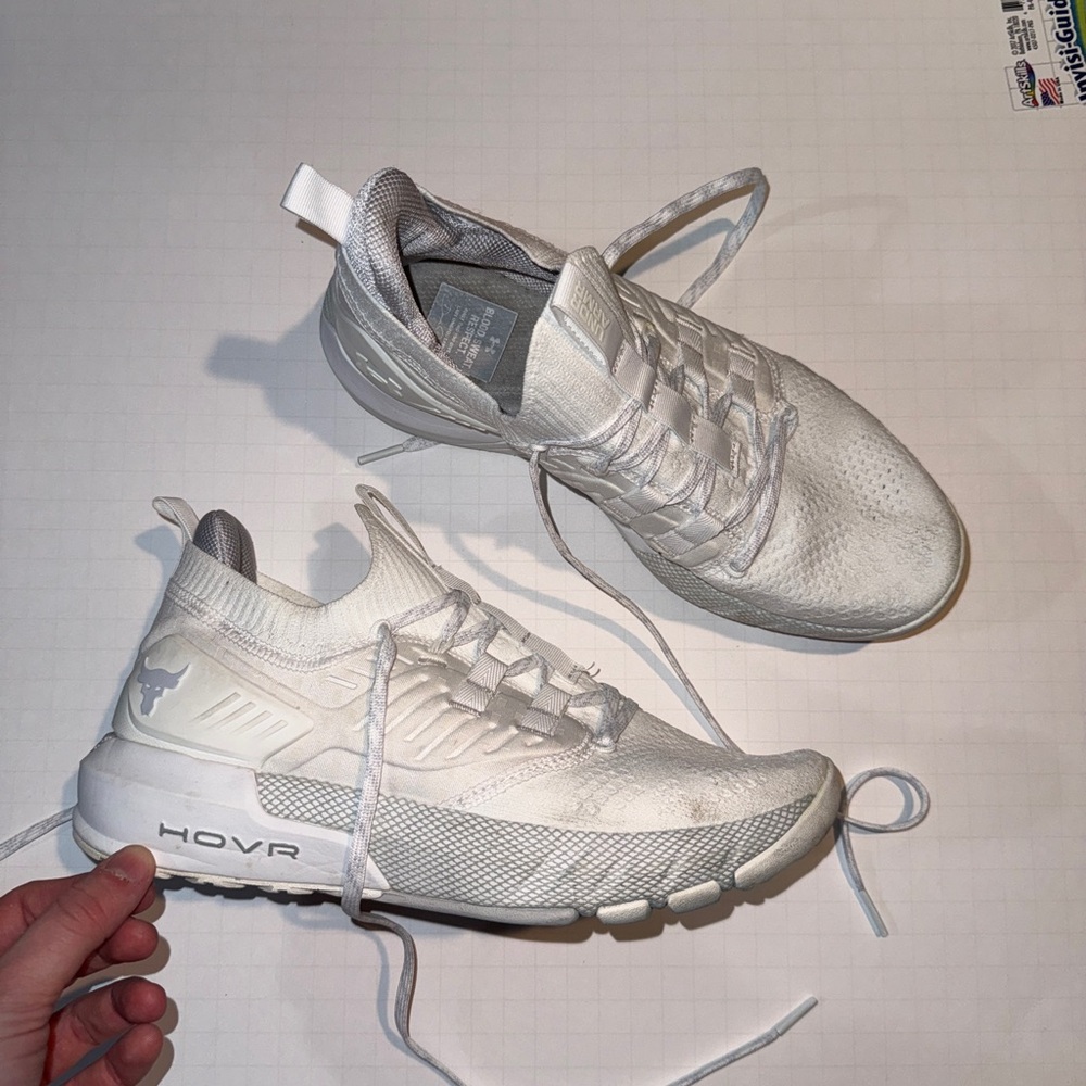 Under Armour White Athletic Shoes